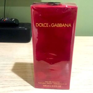 Dolce and Gabbana Red Perfume. New in Box.